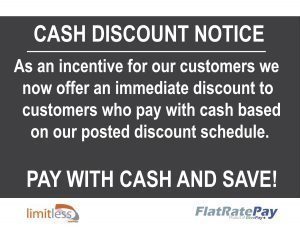 Cash Discount Notice